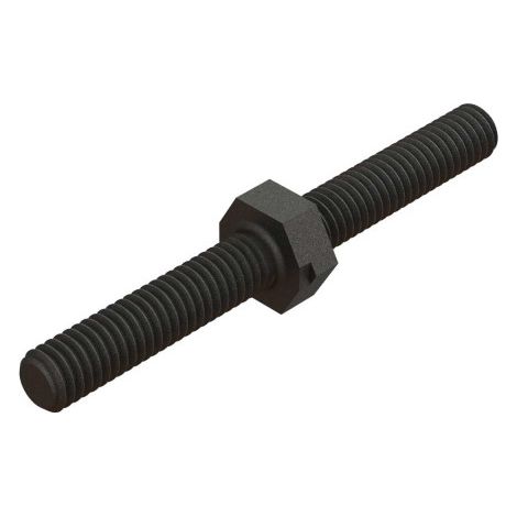Steel Turnbuckle M4x40mm (Black)