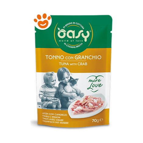 Gatto - More Love Tonno con Granchio 70 gr OASY