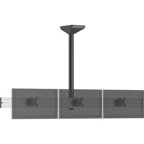 Support TV plafond menu board 3 écrans 32'' - Hauteur 100 cm (1/3)