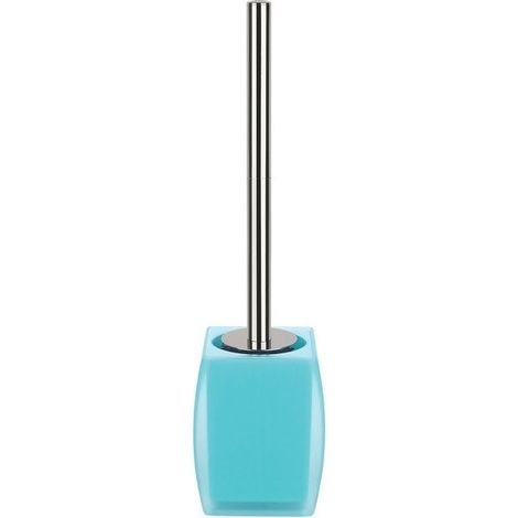 Escobillero con soporte PS FREDDO Azul turquesa Claro Spirella