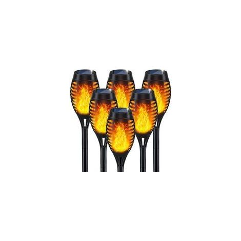 Autres ampoules Exterieur, 6Pack Torche Solaire Exterieur Jardin , pour Decoration Jardin Exterieur Eclairage