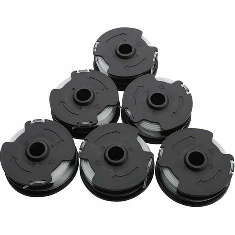 - Paquete de 6 carretes de hilo de repuesto para desbrozadoras LIDL Parkside PRTA 20-Li A1/B2/C3 de 8,3 m (27 pies) Accesorios para desbrozadoras PRT 300 A1, PRT 550 A1/A3