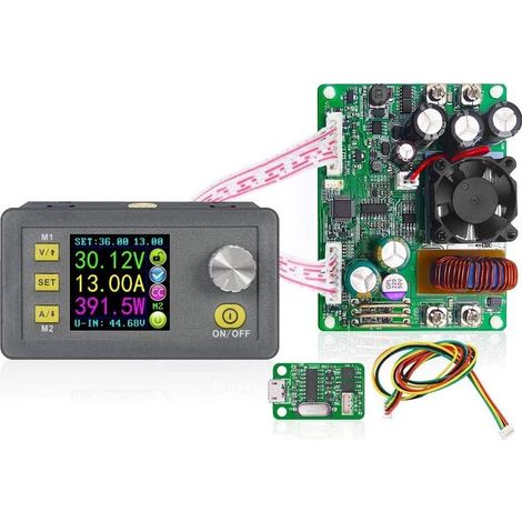 Modulo di alimentazione step-down a tensione costante DPS5015 USB, 50 V 15 A, convertitore di tensione buck, voltmetro (1/5)