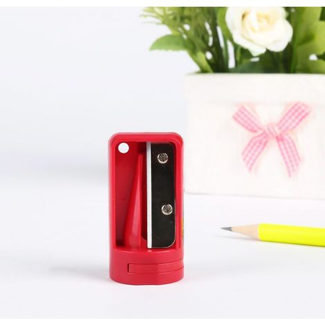 10 pièces (rouge)Taille-crayon pour charpentier/menuisier coupe-crayon pour menuiserie rasoir outil d\'affûtage étroit outils à main pour le travail du bois (1/5)