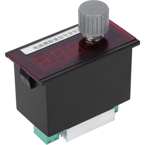 Générateur de courant à affichage numérique CS4100MA avec potentiomètre multitours et grand bouton de réglage (1/5)