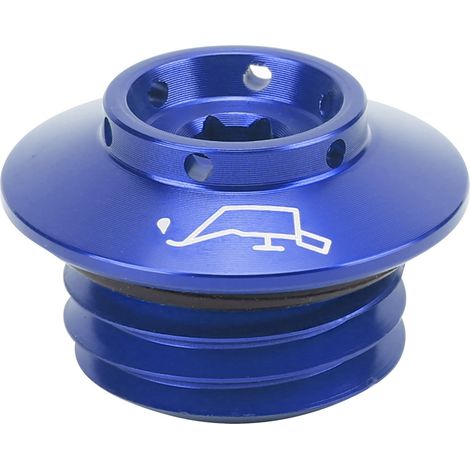 Bouchon de remplissage d'huile moteur pour moto, capuchon de sortie de gaz adapté à 1290 Super R Special Edition 2016, bleu (1/5)