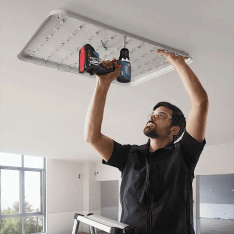 Kit 4 outils 18V (GSR + GDX + GBH + GWS) avec 3 batteries (2x 5,0 Ah + 1x 5,5 Ah ProCORE) en L-BOXX - BOSCH 0615A500BJ