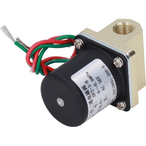Vanne Solénoïde Démontable en Laiton 2/2 pour Gaz et Liquide, Filetage Commutation, 36V AC (1/5)