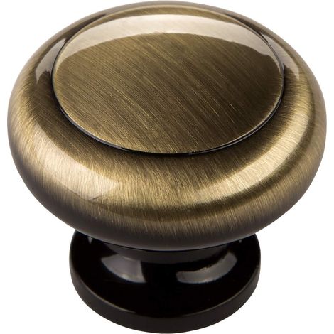 Möbelknopf K-03 Ø 32 mm Messing brüniert (1/5)