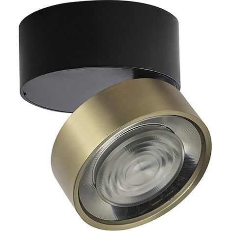 Hole Applique e Plafoniera LED 13W 38° IP20 3000K CRI90 Oro - Rossini Group, Lampada da Parete in Alluminio pressofuso per Interni (1/5)