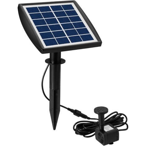 Solar Bird Fountain Pump 2W Solar Powered for Garden, Aquarium, Pond Decoration (1/5)