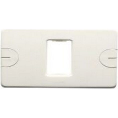 Placca Compact 1 Posto, Bianco Nuvola, System