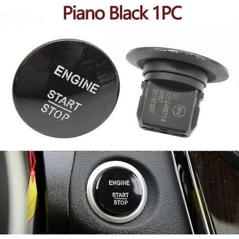 Bouton de démarrage/arrêt sans clé pour Mercedes-Benz W204, W164, W205, W212, W213 et W221 (référence 2215450714) (1/5)