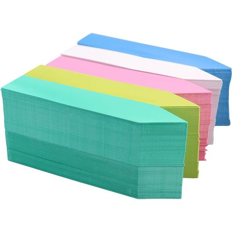Lot de 500 étiquettes de jardin colorées en plastique pour plantes Résistantes aux intempéries Pour jardin d enfants pot plante de (1/5)