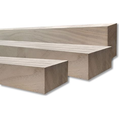 TRAVETTI In Legno Levigato 8x4cm - Misura: 8x4x203 cm