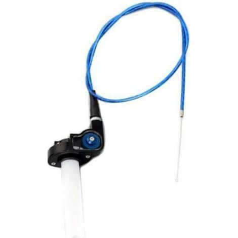 Kit de câble d'accélérateur, QttvbTna, aluminium, bleu, 115 x 13 cm (1/5)