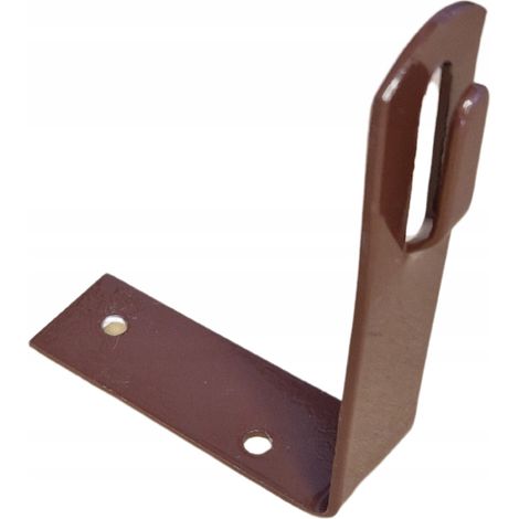 Supporto angolare per tetto per filo parafulmine H -70mm. ZZ MARRONE (1/5)