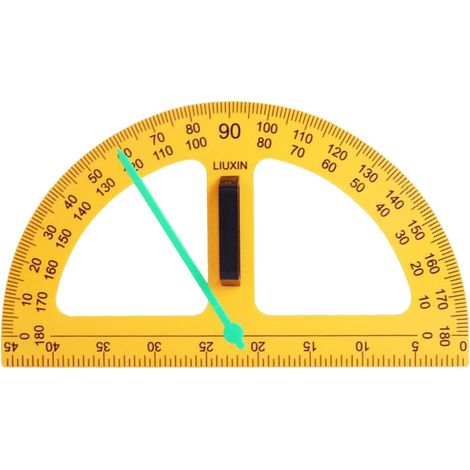 Rapporteur Géant Numérique - 1 Pièce - ABS Robuste - Mesure Angles Précise - Enseignement Mathématiques - Outil Classe (1/5)