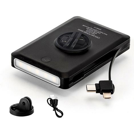 Faro anteriore a LED ricaricabile tramite USB Toivize da 150 lumen per bicicletta – Modalità città e strada – Impermeabile, con clacson integrato – Visibile di giorno e di notte (1/5)