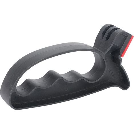 Aiguiseur de couteaux manuel 2 en 1 pour couteaux de cuisine, ciseaux de cuisine et autres outils de cuisine (1/4)
