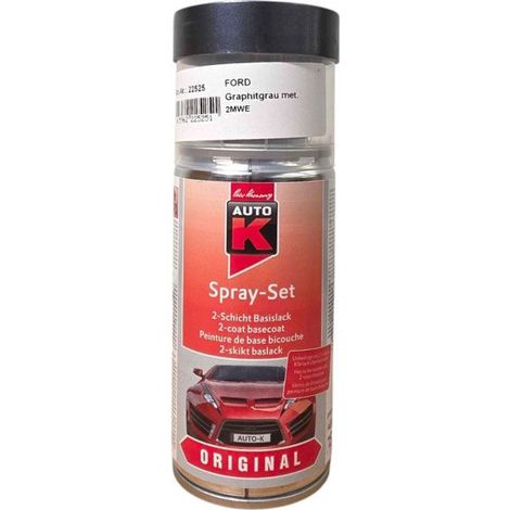 Bombe de peinture pour carrosserie - Ford - 2MWE Graphitgrau métallisé - 150 ml - Auto K