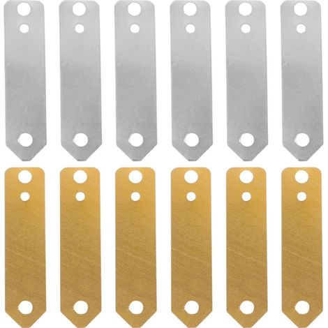 Kit 12pcs Bandes Anodiques Cuivre et Zinc pour Projets de Galvanoplastie, Facile à Assembler, Matériel Éducatif pour Activités Scientifiques Garçon et Filles (1/5)