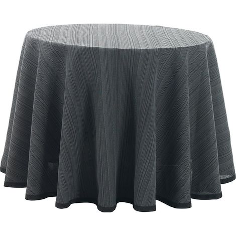 Nappe pour Table Redonda de 100 Noir (1/5)