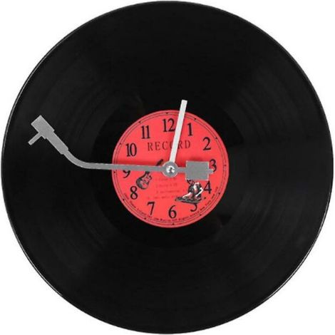 Horloge murale Ultra-silencieuse Horloge Vinyle Record Personnalité Horloge Murale Café Horloge Murale (1/4)