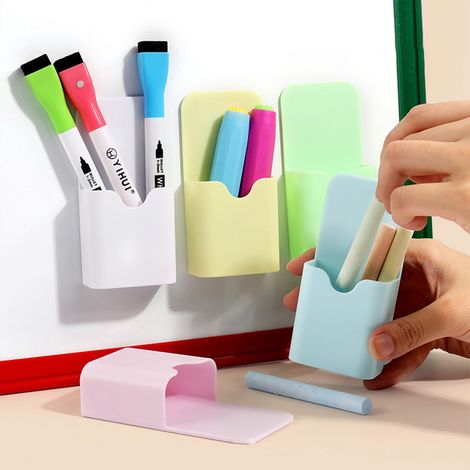 Boîte De Rangement Mini - Porte-Stylos En PP - Tableau Blanc Intégré - Pour École Bureau Maison - 1 Pièce (1/3)