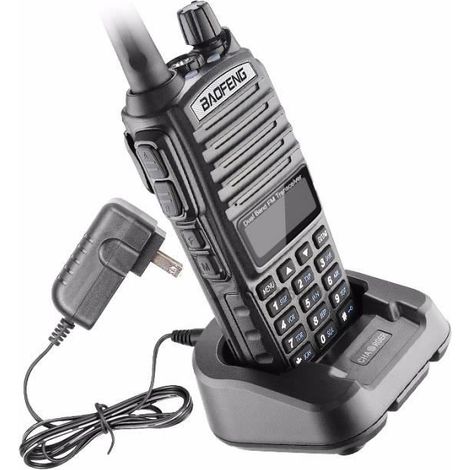 8W Max Long Range Two Way Radio Scanner Transmit Police Fire Rescue Dual Band Ham Walkie Talkie (1/4)