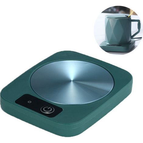 Dessous de verre vert chauffant USB intelligent à température constante (1/5)