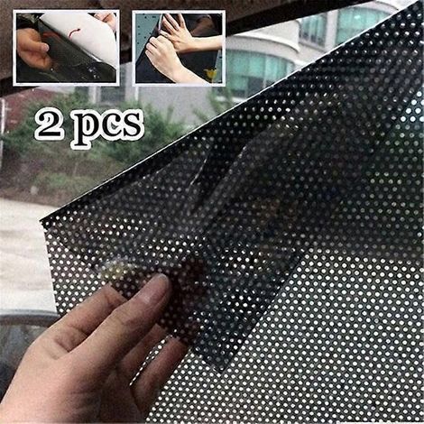 Lot de 2 films solaires anti-UV pour voiture, autocollants pare-soleil statiques pour vitres, rideaux isolants et protection solaire pour toit ouvrant. (1/5)