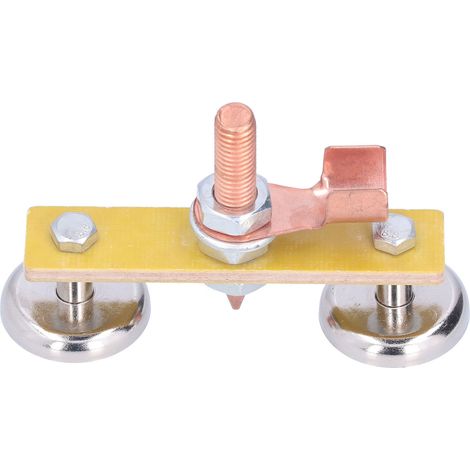 Support de soudage magnétique pour accessoires de pinces magnétiques en cuivre à double mise à la terre magnétique haute résistance