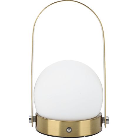 Lanterne LED portable, 3 températures de couleur, intensité variable, rechargeable, lampe de table pour chambre, intérieur et extérieur, couleur or (1/5)