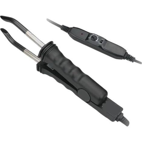 Outils Professionnels De Liaison Kératine Fer D'extension Cheveux Connecteur Chaleur Fusion Température Machine Gain Temps Efficace(Black) (1/5)