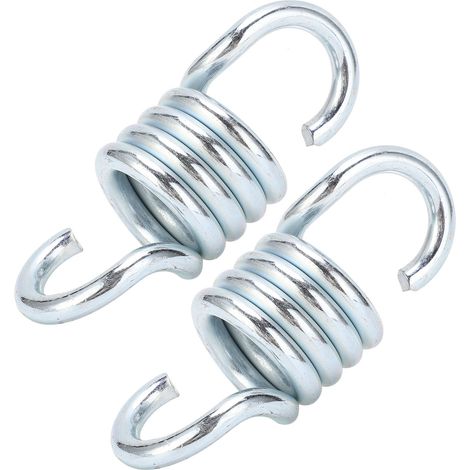 crochets à ressort robustes de 7 mm pour hamac, ressort d'extension en fer galvanisé pour chaise suspendue (1/5)