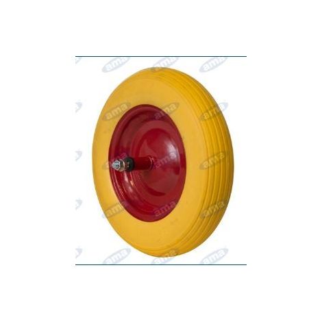 Polyurethanrad Durchmesser 368mm mit Nylonbuchse für Schubkarren