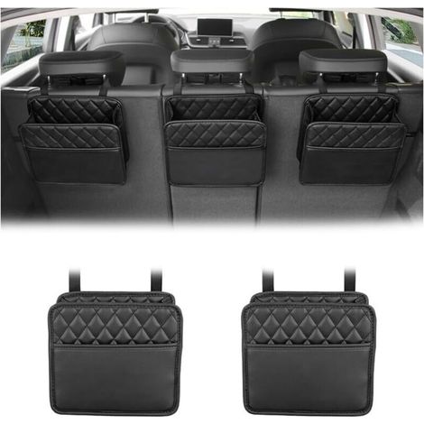 Set di 2 organizer per bagagliaio per Citroën Ami, Xsara Picasso, Berlingo, C1, C2, C3, Aircross e C4 organizer pieghevole per bagagliaio con base antiscivolo. (1/4)