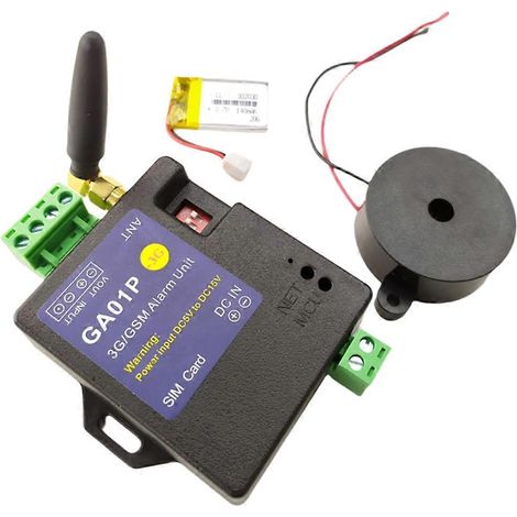 Système d'alarme 3G/GSM GA01P, mini-alarme intelligente de coupure de courant avec 1 entrée et télécommande via téléphone portable (1/5)