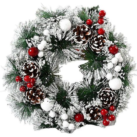 Décorations artificielles pour le Nouvel An, guirlandes à suspendre, décorations de Noël et articles de fête-D