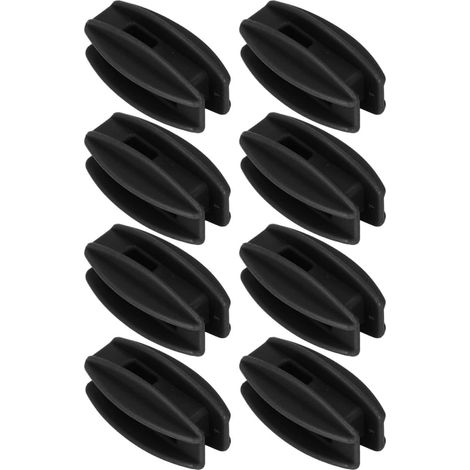Isolateur de Clôture, Isolateur de Clôture électrique, Isolateur de Poteau d'angle Résistant aux Intempéries pour Clôture électrique (Black) (1/5)