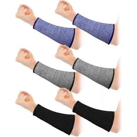 Lot De 3 Protège-Bras Peaux Sensibles Anti Brûlures Niveau 5 Protection Ecchymoses (1/5)