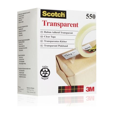 Scotch 7100194347 66 m Acrilico, polipropilene (PP) Trasparente 8 pezzo/i
