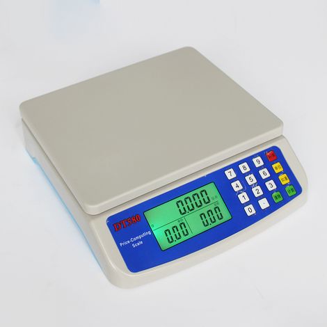 Elektronische Präzisionswaage 0,1 g, kleine Küchen- und Haushaltswaage für Medikamente, 40 kg - 1 g (1/3)