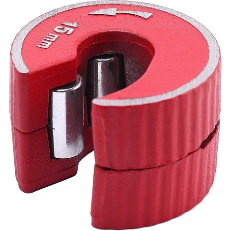 Coupe-tubes ronds en alliage d'aluminium, autobloquant, pour tubes en cuivre, aluminium, PVC et plastique, 15 mm (1/4)