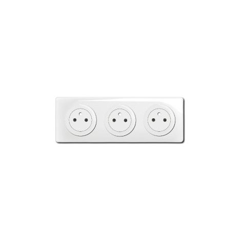 Legrand - Cu00e9liane 2024 - Triple prise de courant complu00e8te - Ru00e9f : 080253 + CM0100 x 2+ CM0111 x 3 + CB0111 x 3 + CP0003 (1/4)