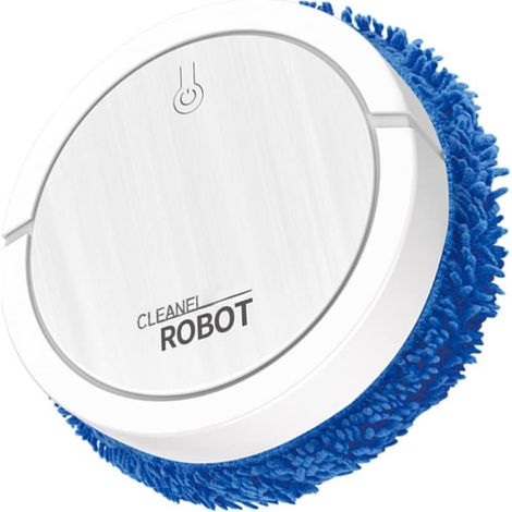 Robot de limpieza UV en seco y húmedo con drenaje automático, desinfección integrada, color blanco roto (1/5)
