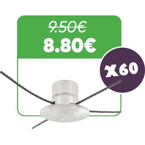 Lot De 60 Têtes Universelle Multifils Tout Alu Avec Bol Glisseur.