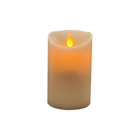 Vela Artificial LED Marfil Luz Color AMARILLO (1/2)