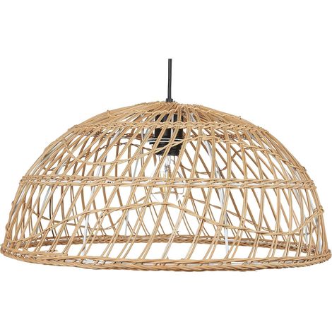 Hängeleuchte RAVINE Rattan Naturfarben